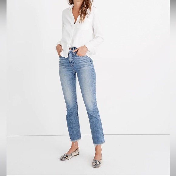 Madewell Petite Perfect Vintage Jean in Ainsworth Wash - Picture 1 of 6
